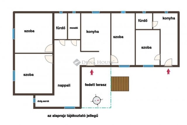 Eladó családi ház, Bagon 79.9 M Ft, 5 szobás