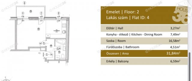 Eladó téglalakás, Budapesten, VIII. kerületben 55 M Ft, 1 szobás