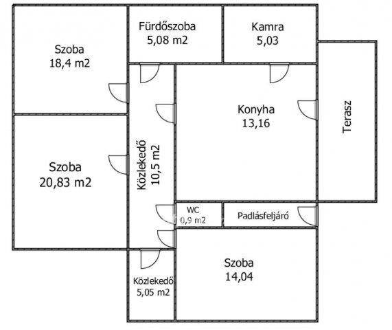 Eladó családi ház, Pusztaföldváron 12 M Ft, 3 szobás