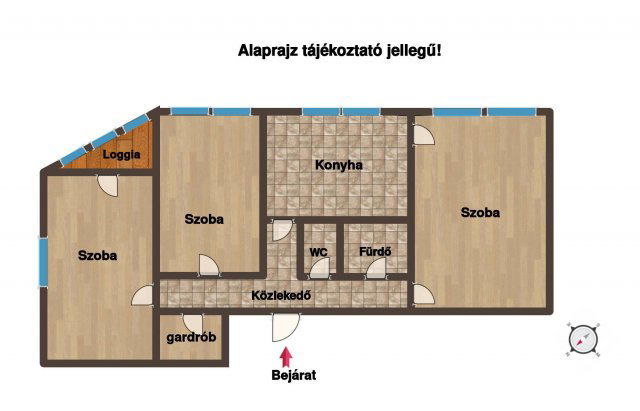 Eladó panellakás, Budapesten, XIII. kerületben 81.9 M Ft