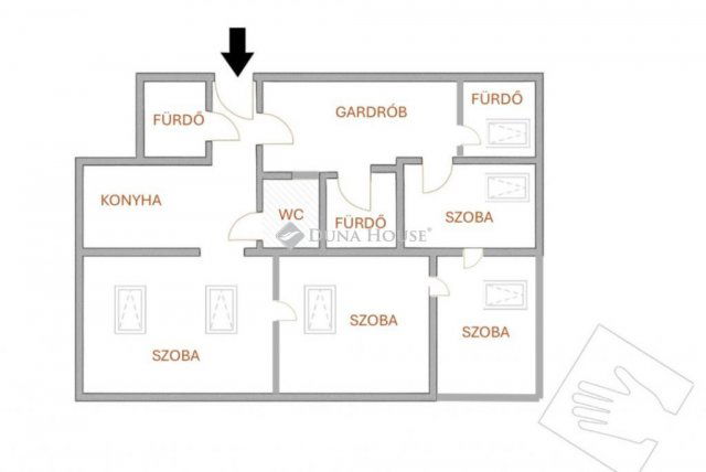 Eladó téglalakás, Budapesten, XIII. kerületben 85 M Ft, 4 szobás