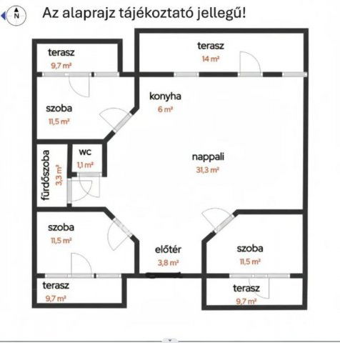 Eladó téglalakás, Budapesten, II. kerületben 94.9 M Ft, 4 szobás