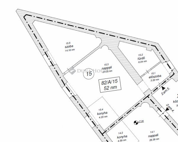 Eladó téglalakás, Sopronban 63.5 M Ft, 2 szobás