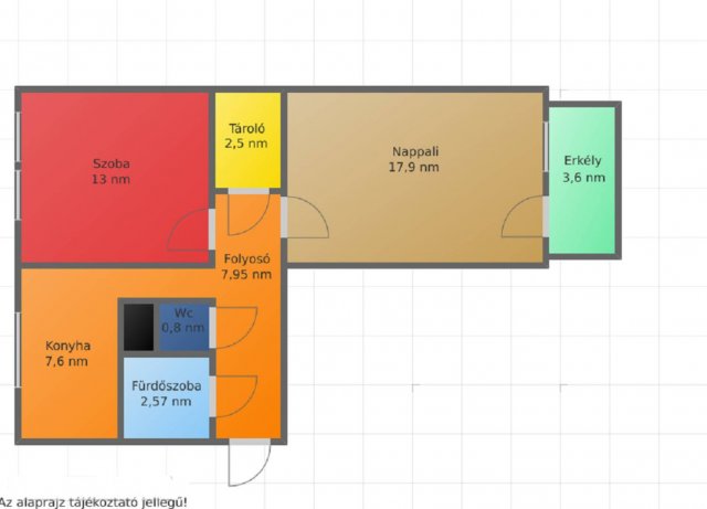 Eladó panellakás, Salgótarjánban, Déryné úton 8.2 M Ft