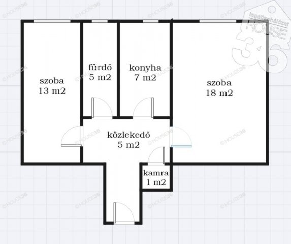 Eladó téglalakás, Szekszárdon 37 M Ft, 2 szobás
