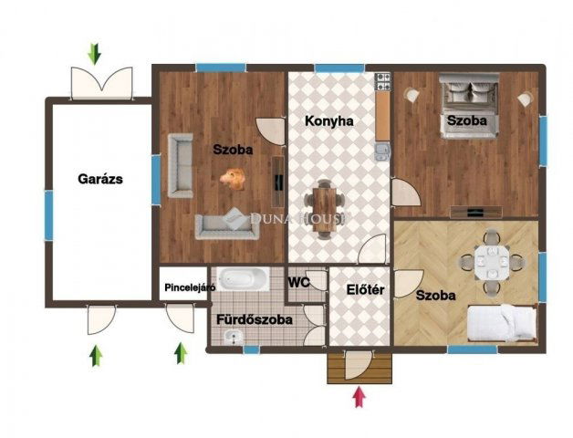 Eladó családi ház, Kerepesen 68.7 M Ft, 3 szobás