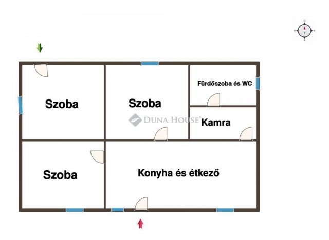 Eladó mezogazdasagi ingatlan, Tiszaalpáron 13 M Ft, 3 szobás