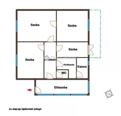 Eladó családi ház, Szajkon 25.8 M Ft, 4 szobás