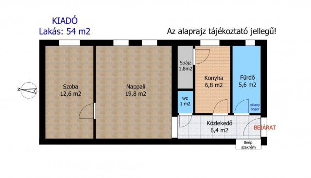 Kiadó téglalakás, albérlet, Győrött 150 E Ft / hó, 2 szobás