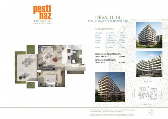 Eladó téglalakás, Budapesten, XIII. kerületben, Dévai utcában