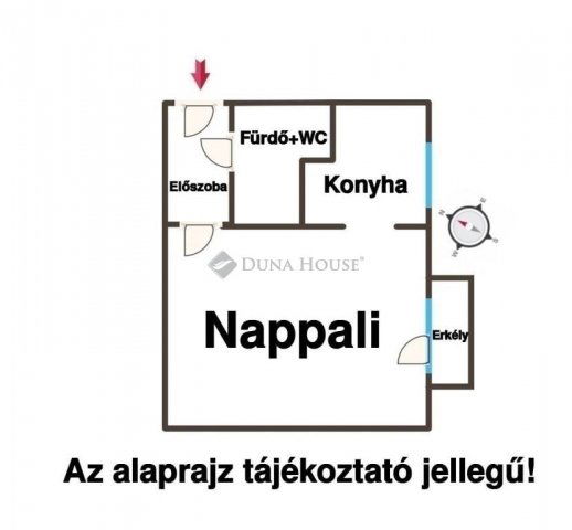 Eladó téglalakás, Budapesten, X. kerületben 48 M Ft, 1 szobás