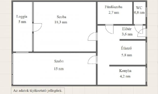 Eladó téglalakás, Dombóváron 25.8 M Ft, 2 szobás
