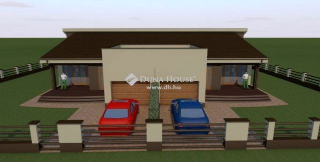 Eladó ikerház, Tinnyén 124.9 M Ft, 4 szobás