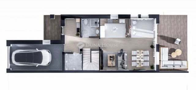 Eladó ikerház, Vecsésen 145 M Ft, 4 szobás