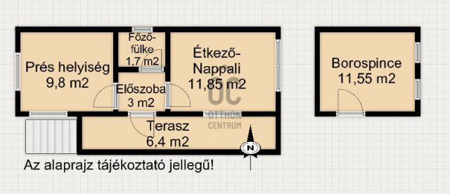Eladó nyaraló, Letenyén 7.5 M Ft, 1 szobás