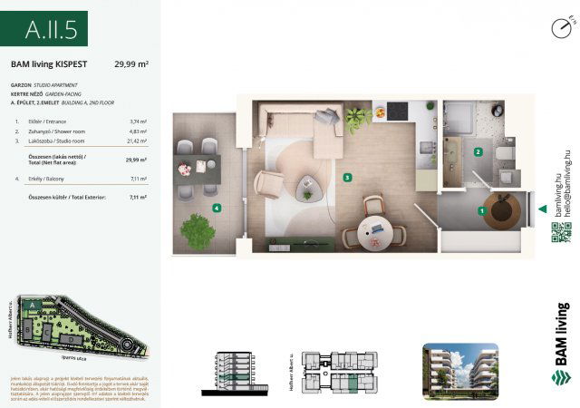 Eladó téglalakás, Budapesten, XIX. kerületben, Iparos utcában