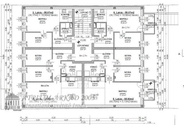 Eladó téglalakás, Érden 47.99 M Ft, 2 szobás