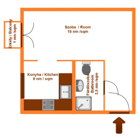 Kiadó téglalakás, albérlet, X. kerületben, Szárnyas utcában