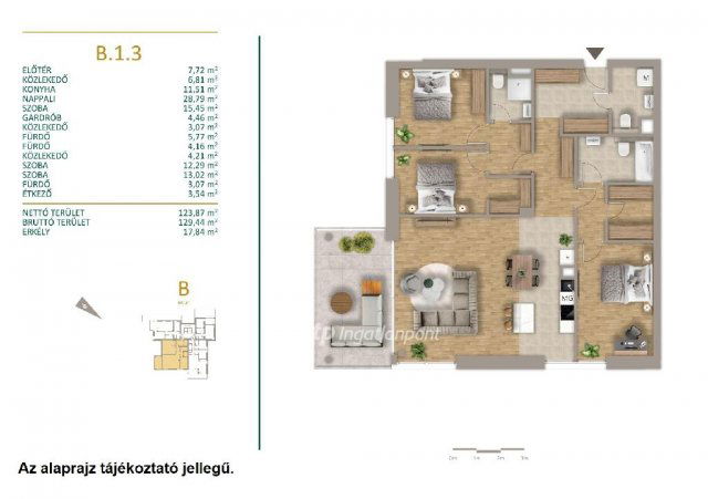 Eladó téglalakás, Budapesten, XII. kerületben 334.1 M Ft