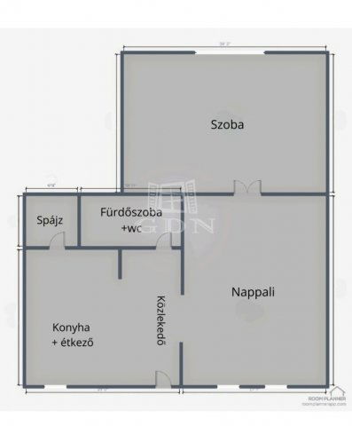 Eladó téglalakás, Baján 35 M Ft, 2 szobás