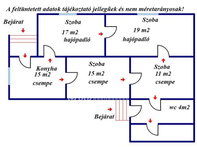Eladó családi ház, Hugyagon 12.9 M Ft, 4 szobás