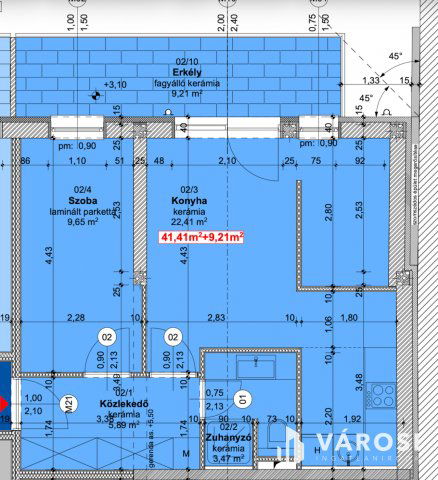 Eladó téglalakás, Szegeden 65.9 M Ft, 2 szobás