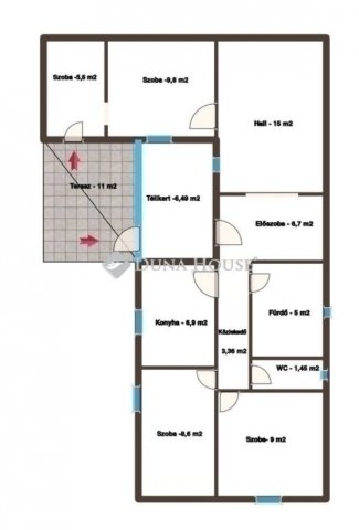 Eladó családi ház, Budapesten, XIX. kerületben 75 M Ft, 4 szobás