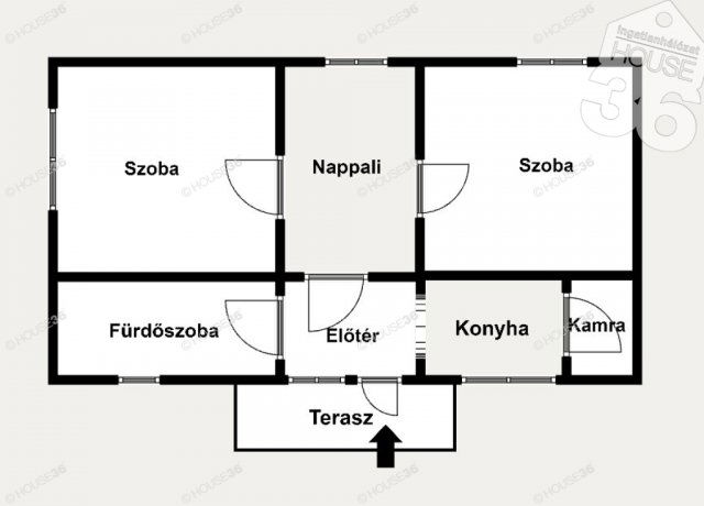 Eladó családi ház, Kerekegyházán 22.9 M Ft, 3 szobás