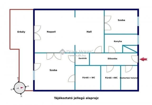 Eladó téglalakás, Budapesten, V. kerületben 267.3 M Ft, 3 szobás
