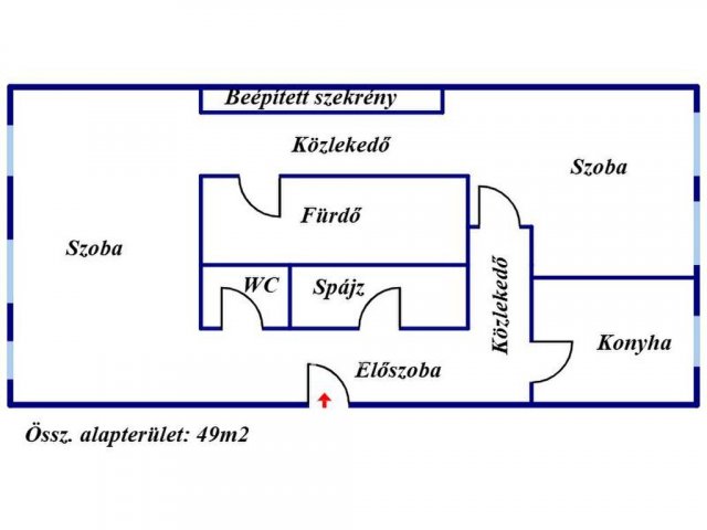 Eladó téglalakás, Sárospatakon 23.3 M Ft, 1+1 szobás
