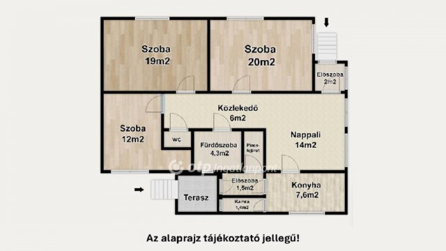 Eladó családi ház, Debrecenben 115 M Ft, 3 szobás