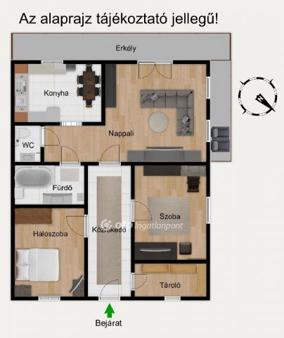 Eladó téglalakás, Budapesten, XIV. kerületben 125 M Ft, 3 szobás