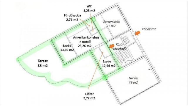 Eladó téglalakás, Egerben 70 M Ft, 3 szobás