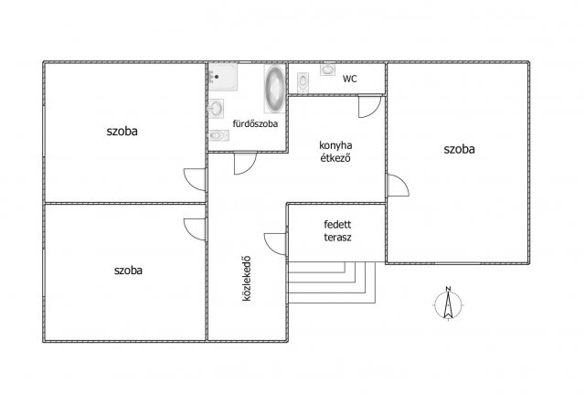 Eladó családi ház, Szolnokon 65 M Ft, 2+1 szobás