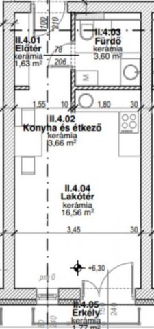 Eladó téglalakás, Nyíregyházán 30.8 M Ft, 1 szobás