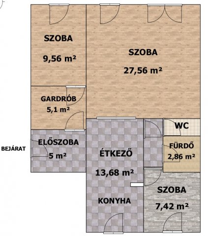 Eladó panellakás, Budapesten, XIII. kerületben, Keszkenő utcában