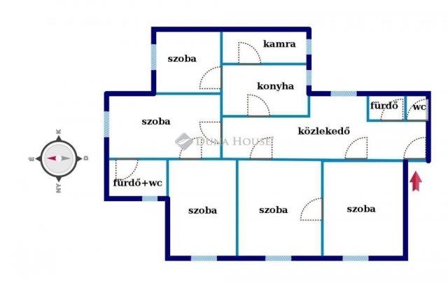 Kiadó téglalakás, albérlet, Pécsett 310 E Ft / hó, 5 szobás