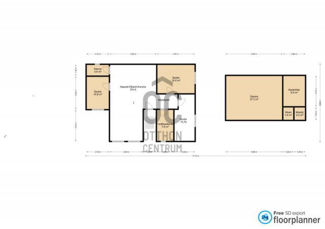Eladó családi ház, Zalaegerszegen 76 M Ft, 4 szobás