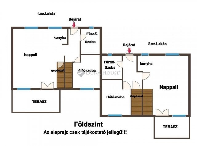 Eladó ikerház, Pócsmegyeren 97 M Ft, 4 szobás