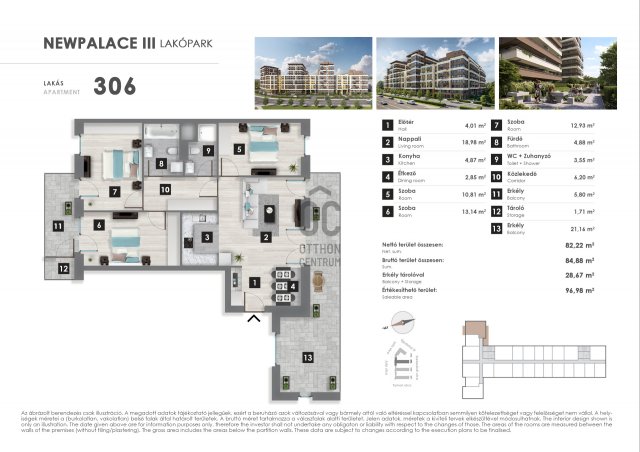 Eladó téglalakás, Budapesten, XIII. kerületben 144.9 M Ft
