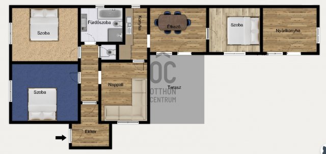 Eladó családi ház, Hódmezővásárhelyen 69 M Ft, 4 szobás