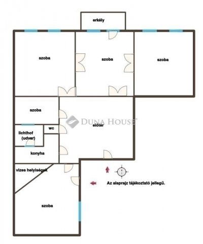 Eladó téglalakás, Budapesten, VI. kerületben 154.9 M Ft