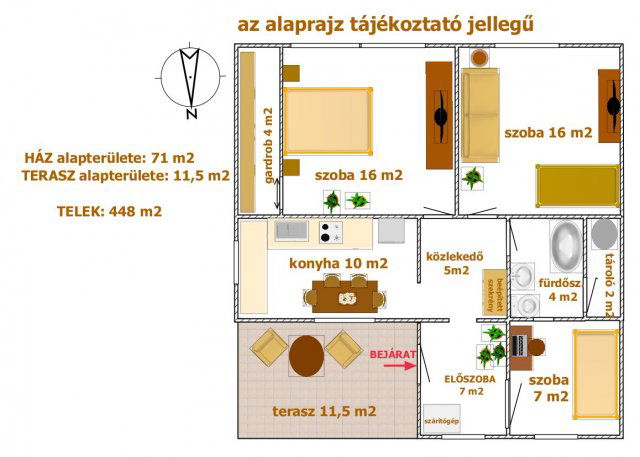 Eladó családi ház, Budapesten, XXI. kerületben 79.9 M Ft