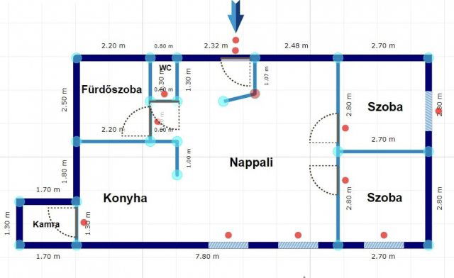 Eladó téglalakás, Győrött, Hungária utcában 65.99 M Ft