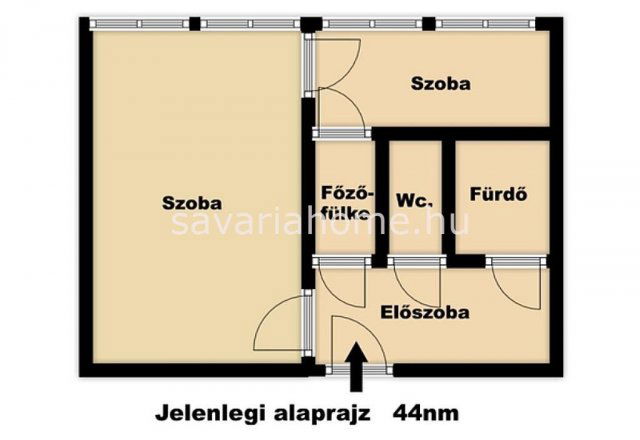 Eladó téglalakás, Szombathelyen 28 M Ft, 2 szobás