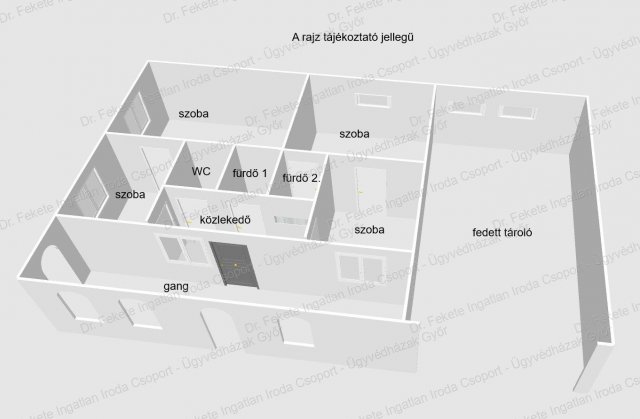 Eladó ipari ingatlan, Győrszemerén 100 M Ft, 4 szobás