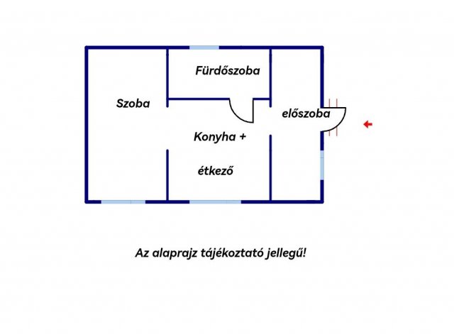 Eladó családi ház, Baján 28 M Ft, 1 szobás