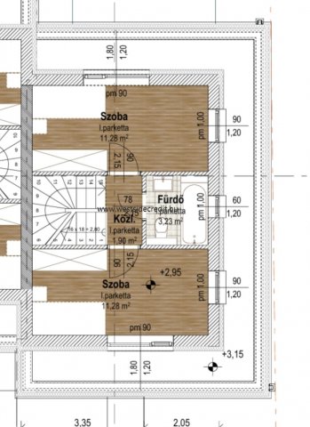 Eladó ikerház, Mosonmagyaróváron 76.99 M Ft, 3 szobás