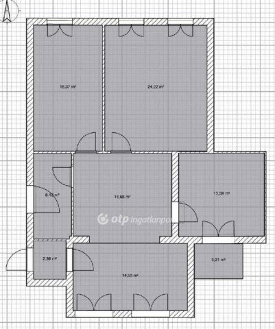 Eladó családi ház, Pápán 45 M Ft, 4 szobás