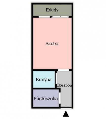 Eladó panellakás, Budapesten, XIV. kerületben 46.8 M Ft, 1 szobás
